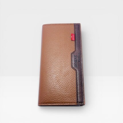 Horse Two-Tone Bifold Long Wallet-01